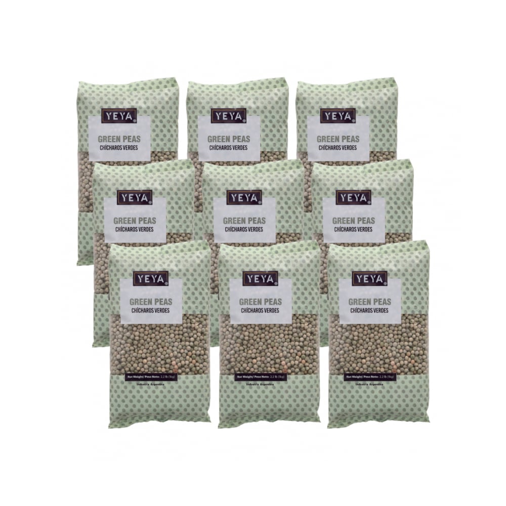 Chícharos verdes YEYA (9 x 1 kg / 2.2 lb) - Imagen 1