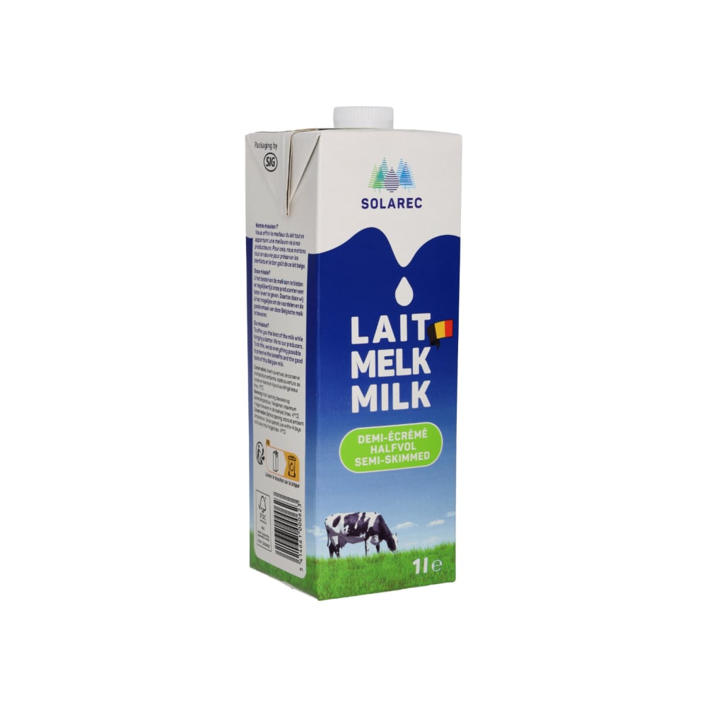 Leche semidesnatada Solarec (1 L) - Imagen 1