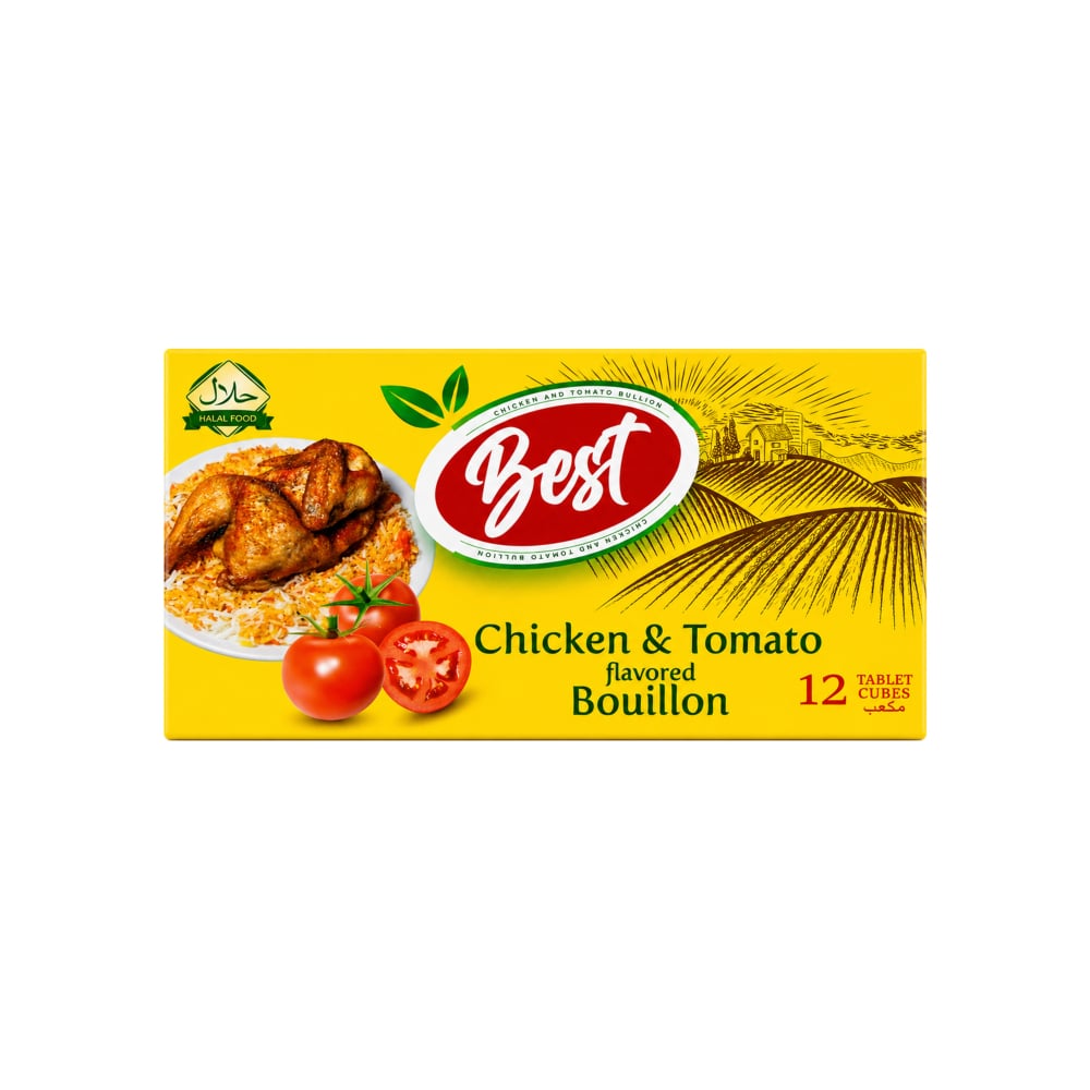 Cuadritos de pollo y tomate Best (12 x 10 g) - Imagen 1