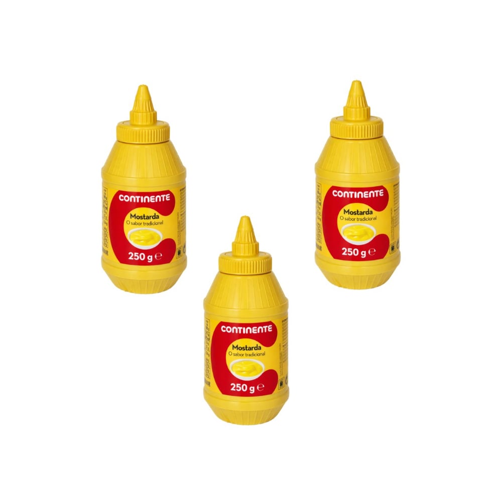 Pack Ahorro Mostaza Continente (3 x 250 g) - Imagen 1