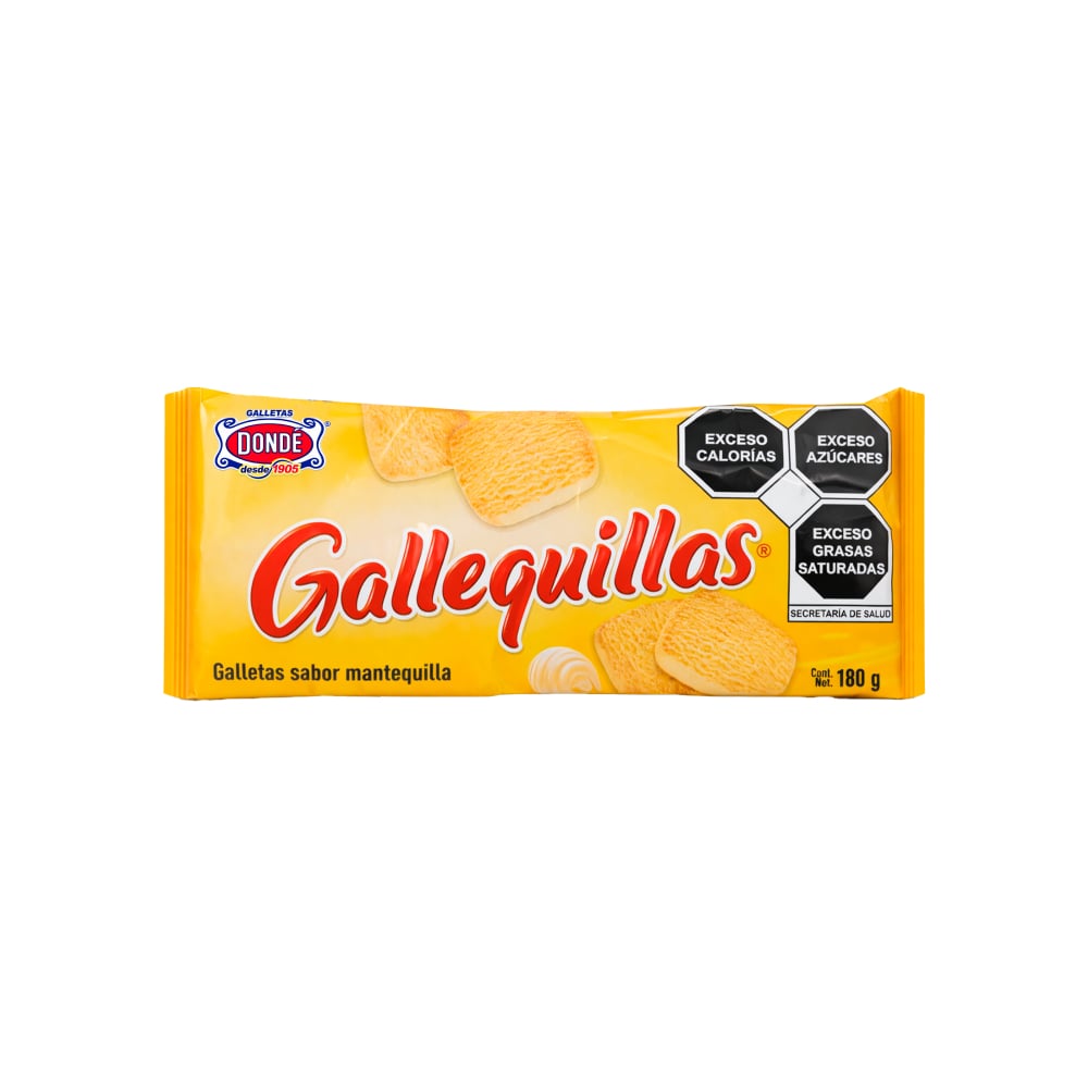 Galletas Gallequillas sabor a mantequilla Donde (180 g / 6.35 oz) - Imagen 1