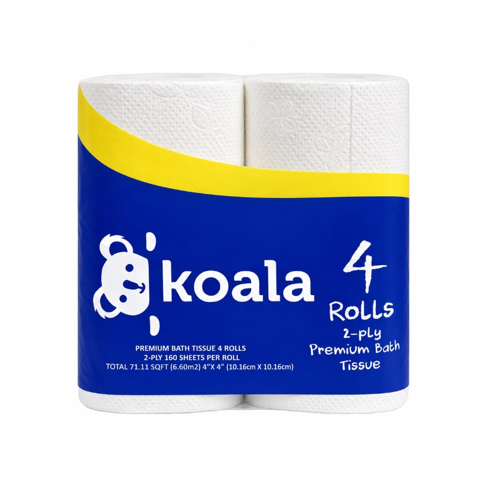 Papel higiénico doble hoja Koala (4 U) - Imagen 1