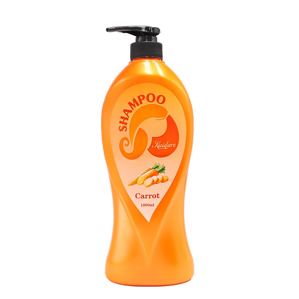 Champú y acondicionador para el cabello con aroma a zanahoria Kuidare (1000 ml) - Imagen 1