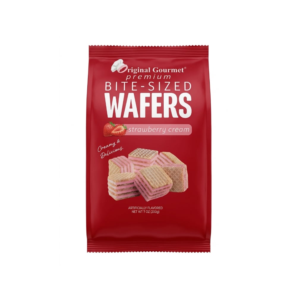 Sorbetos rellenos con crema de fresa Original Gourmet (200 g / 7.05 oz) - Imagen 1