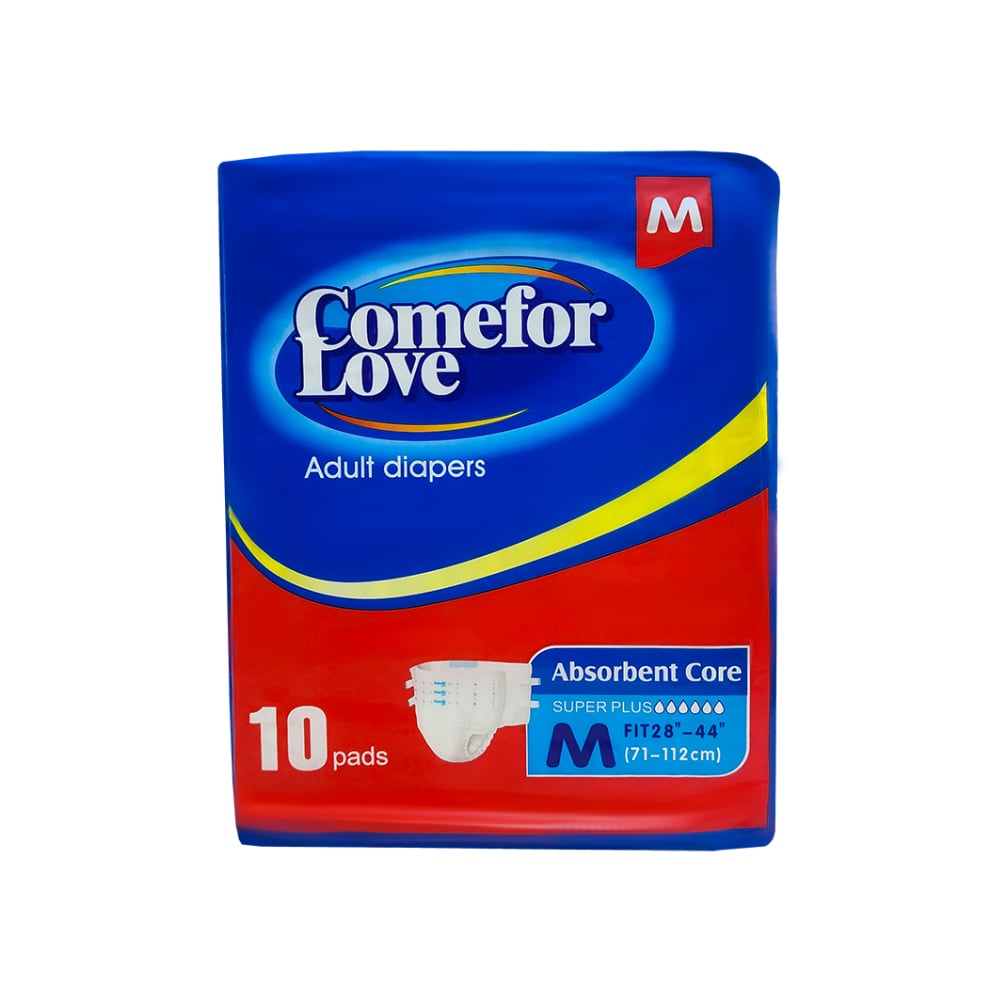 Pañales para adultos talla M Comefor Love (10 U) - Imagen 1