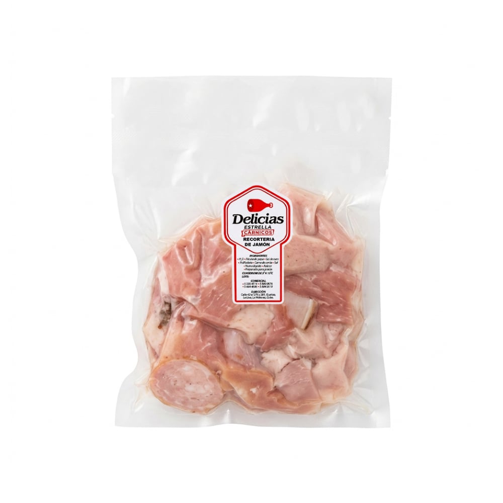 Recortería de jamón Delicias Estrella (250 g / 8.82 oz) - Imagen 1