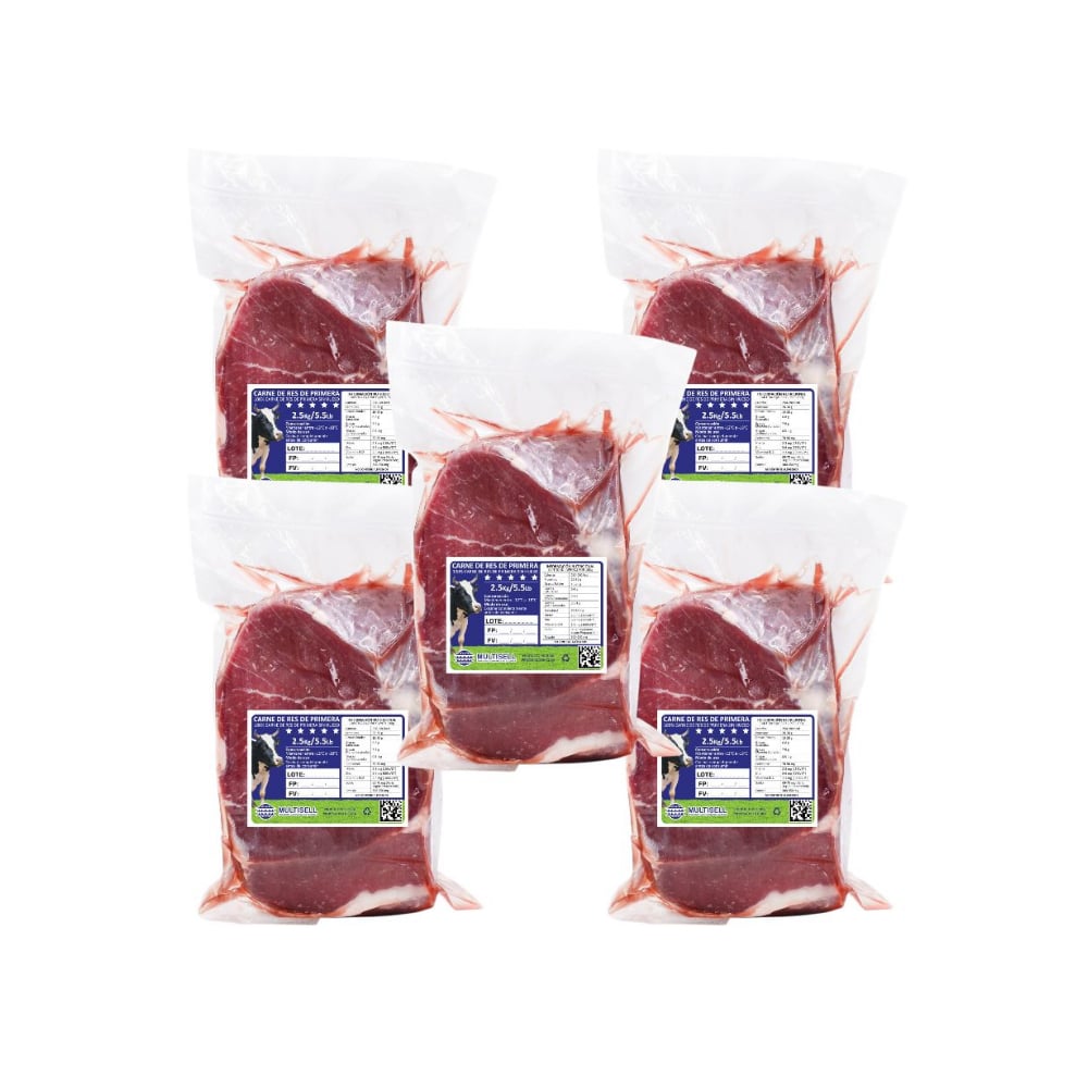 Carne de res de primera Multisell (5 X 2.50 kg / 5.5 Lb) - Imagen 1