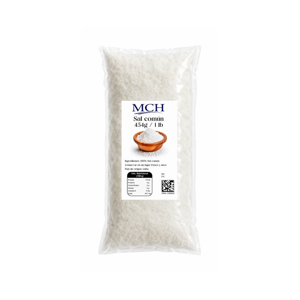 Sal común MCH (454 g / 1 lb) - Imagen 1