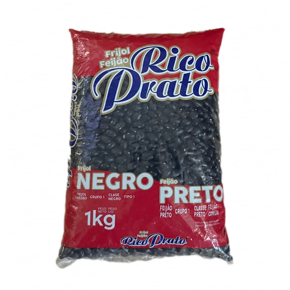 Frijol negro Rico Prato (1 kg / 2.2 lb) - Imagen 1