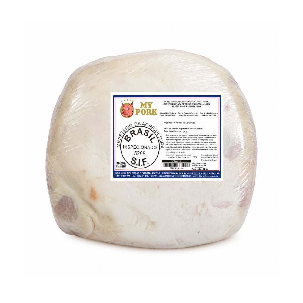Pierna de cerdo sin piel y sin hueso My Pork (10 kg / 22.04 lb) - Imagen 1