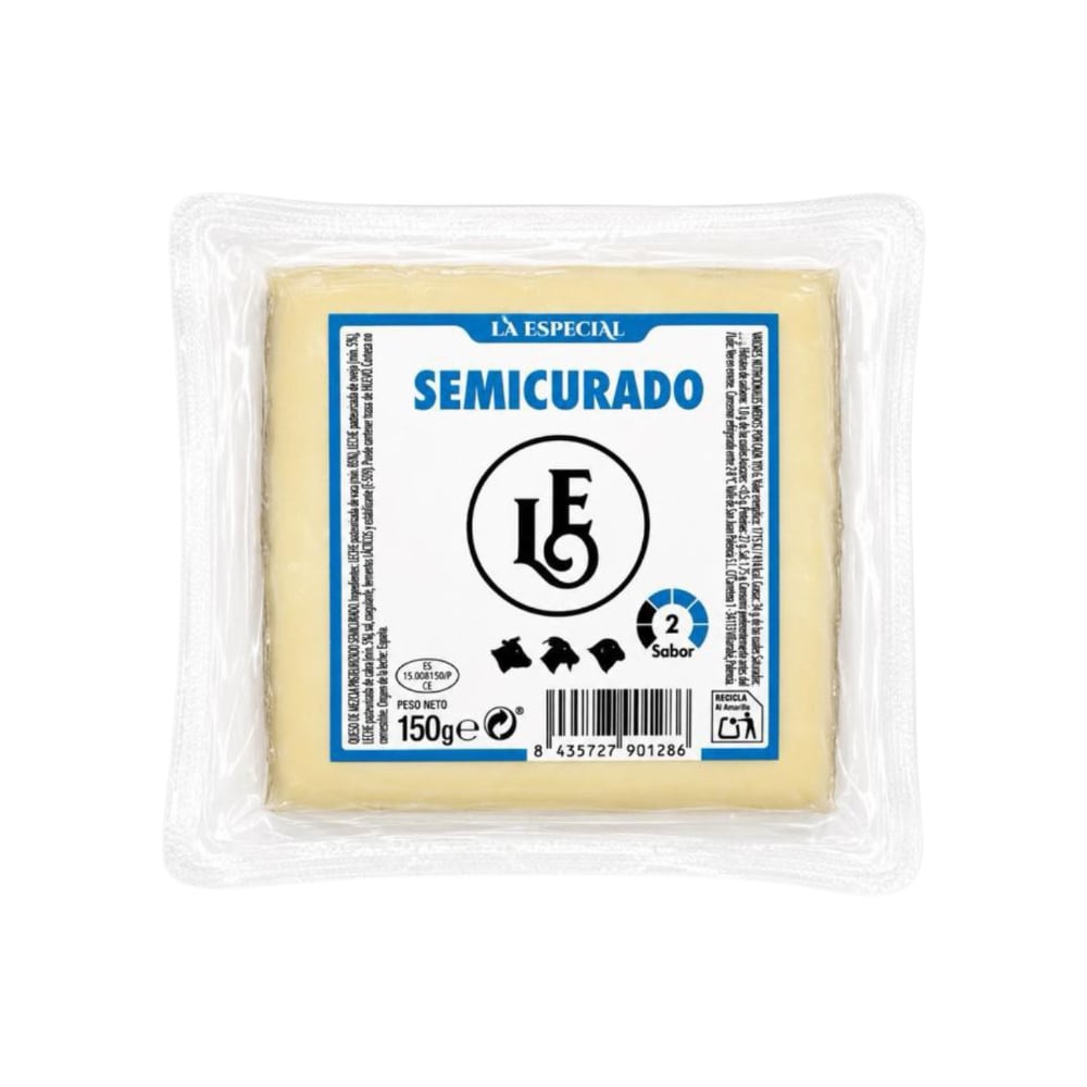 Queso semicurado La Especial (150 g / 5.29 oz) - Imagen 1