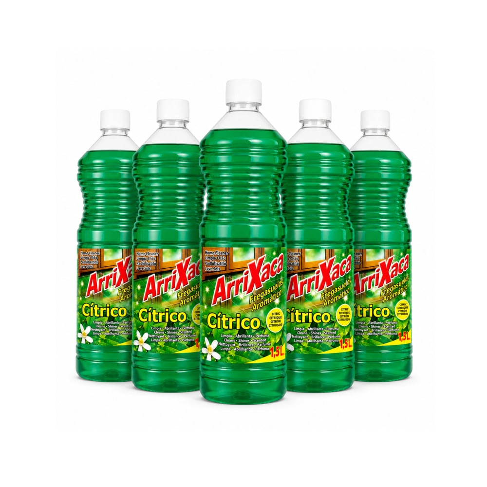 Friegasuelos aromático cítrico Arrixaca (5 x 1.5 L) - Imagen 1