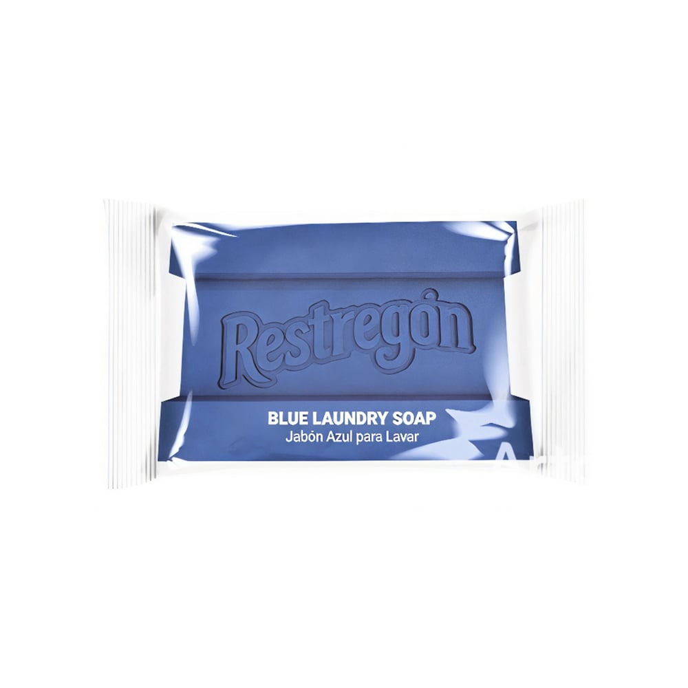 Jabón azul para lavar Restregón (250 g / 8.82 oz) - Imagen 1