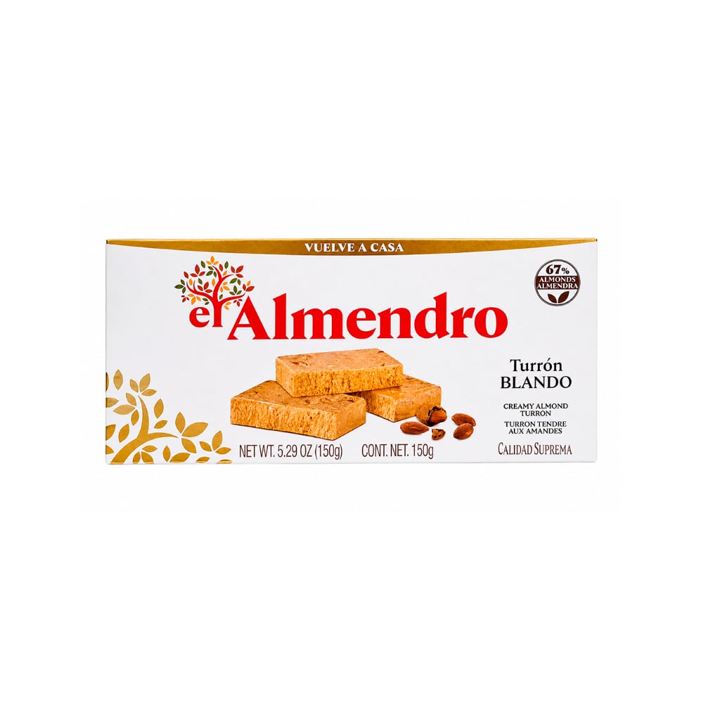 Turrón blando El Almendro (150 g / 5.29 oz) - Imagen 1