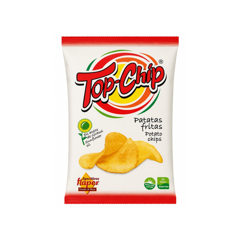 Papas fritas en aceite de girasol Top-Chip Flaper (35 g / 1.23 oz) - Imagen 1