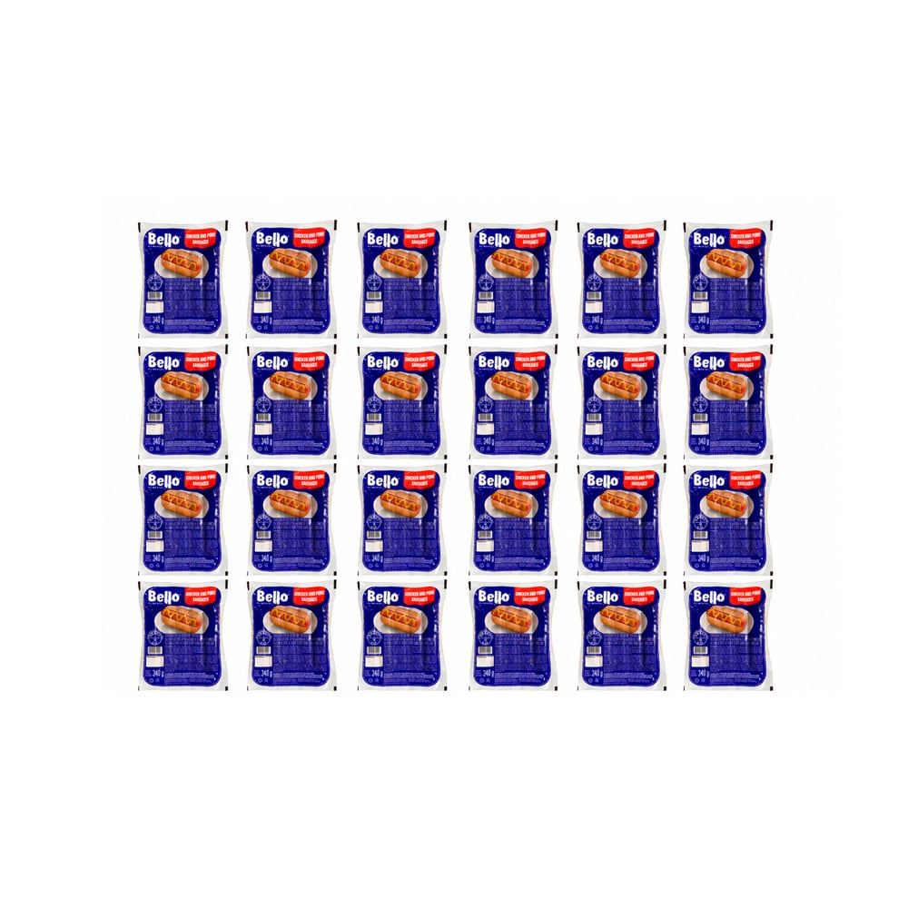 Salchicha mixta de pollo y cerdo Bello ( 24 x 340 g / 12 oz) - Imagen 1
