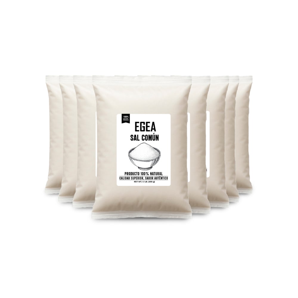 Sal común EGEA (8 x 500 g / 1.1 lb) - Imagen 1