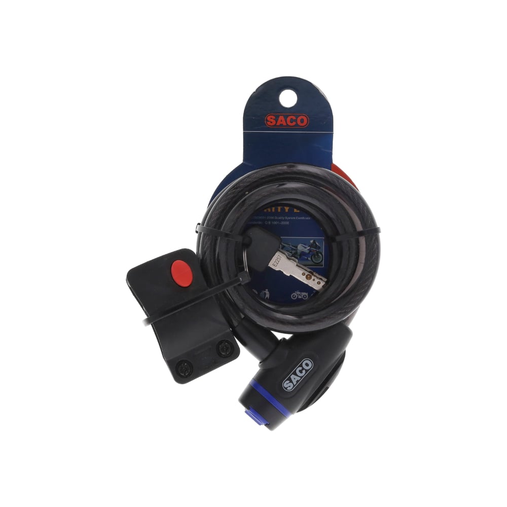 Candado de cable para motos y bicicletas Saco (12 mm x 1000 mm) - Imagen 1