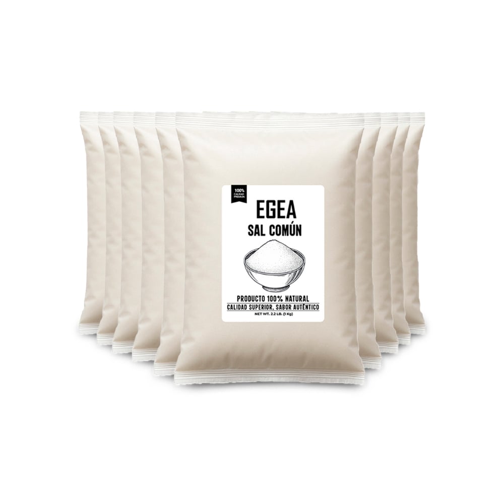 Sal común EGEA (10 x 1 kg / 2.2 lb) - Imagen 1
