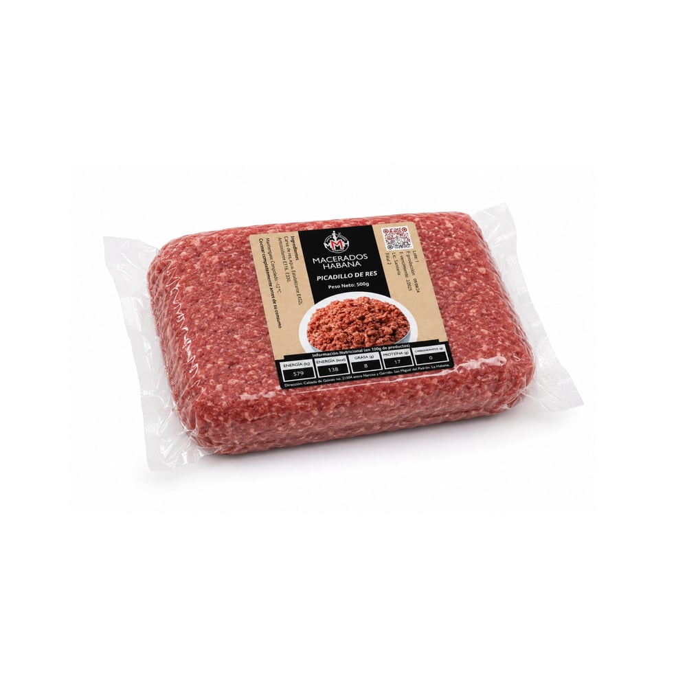 Picadillo de res Macerados Habana (500 g / 1.1 lb) - Imagen 1