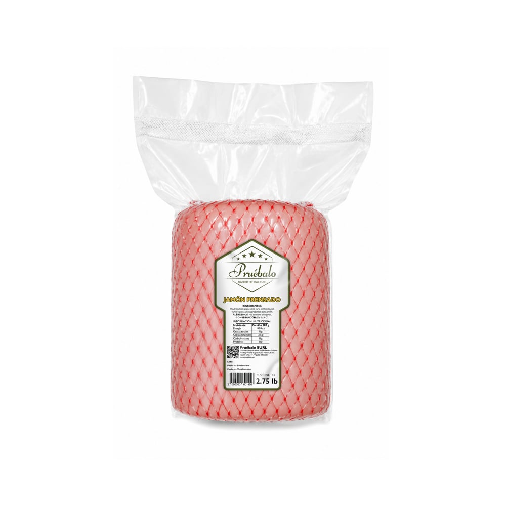 Jamón prensado Pruébalo (1.24 kg / 2.75 lb) - Imagen 1