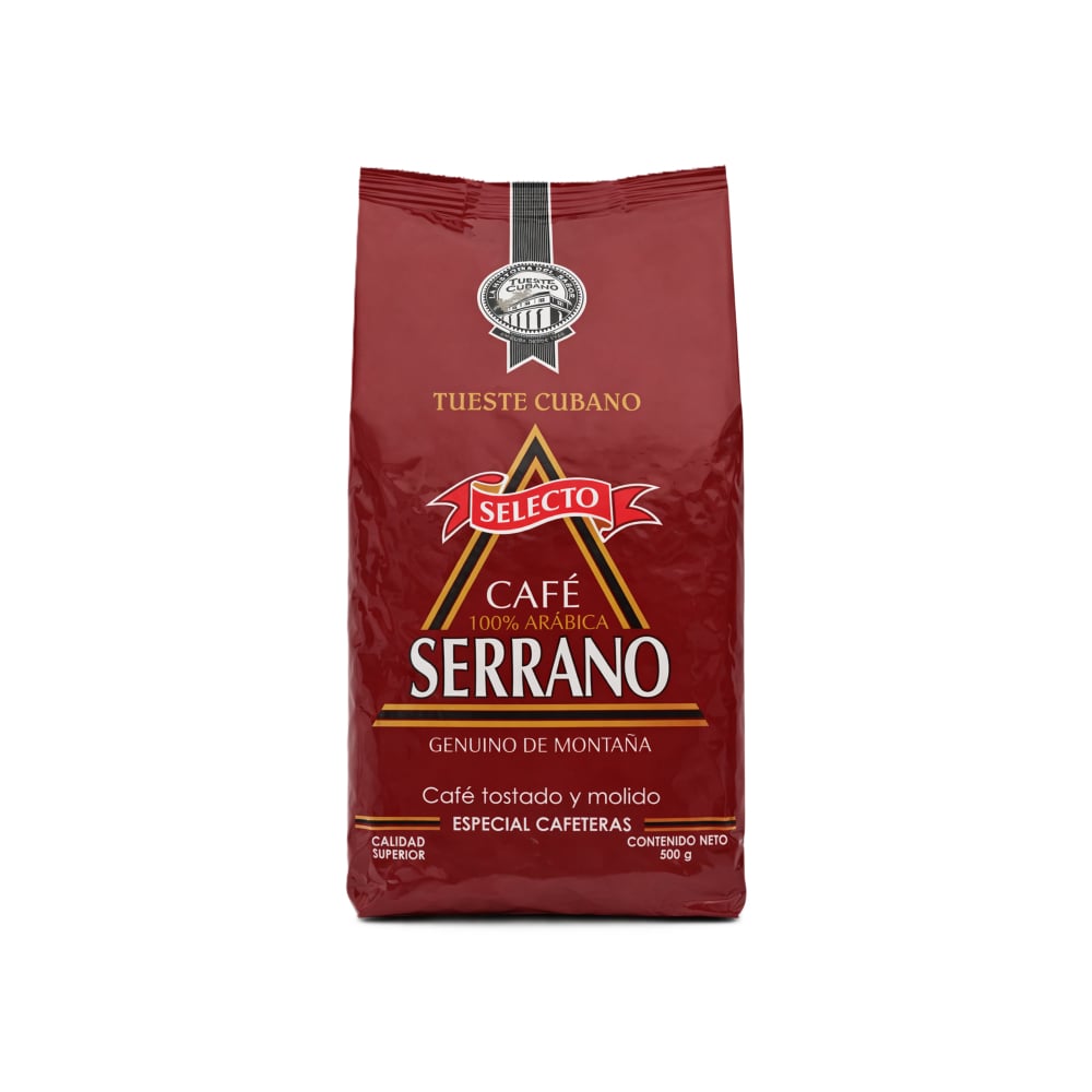 Café tostado y molido Serrano (500 g / 1.1 lb) - Imagen 1