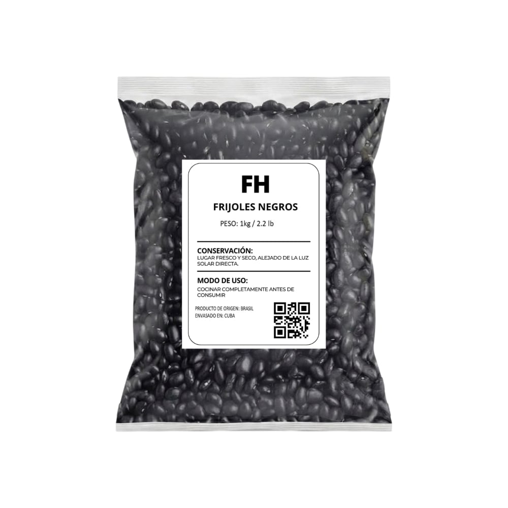 Frijoles negros Fresco Habana (1 kg / 2.2 lb) - Imagen 1