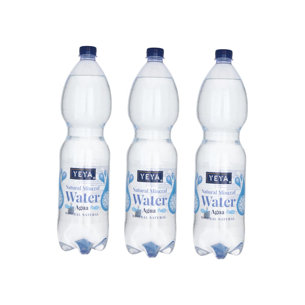 Agua mineral natural YEYA (3 x 1500 ml) - Imagen 1