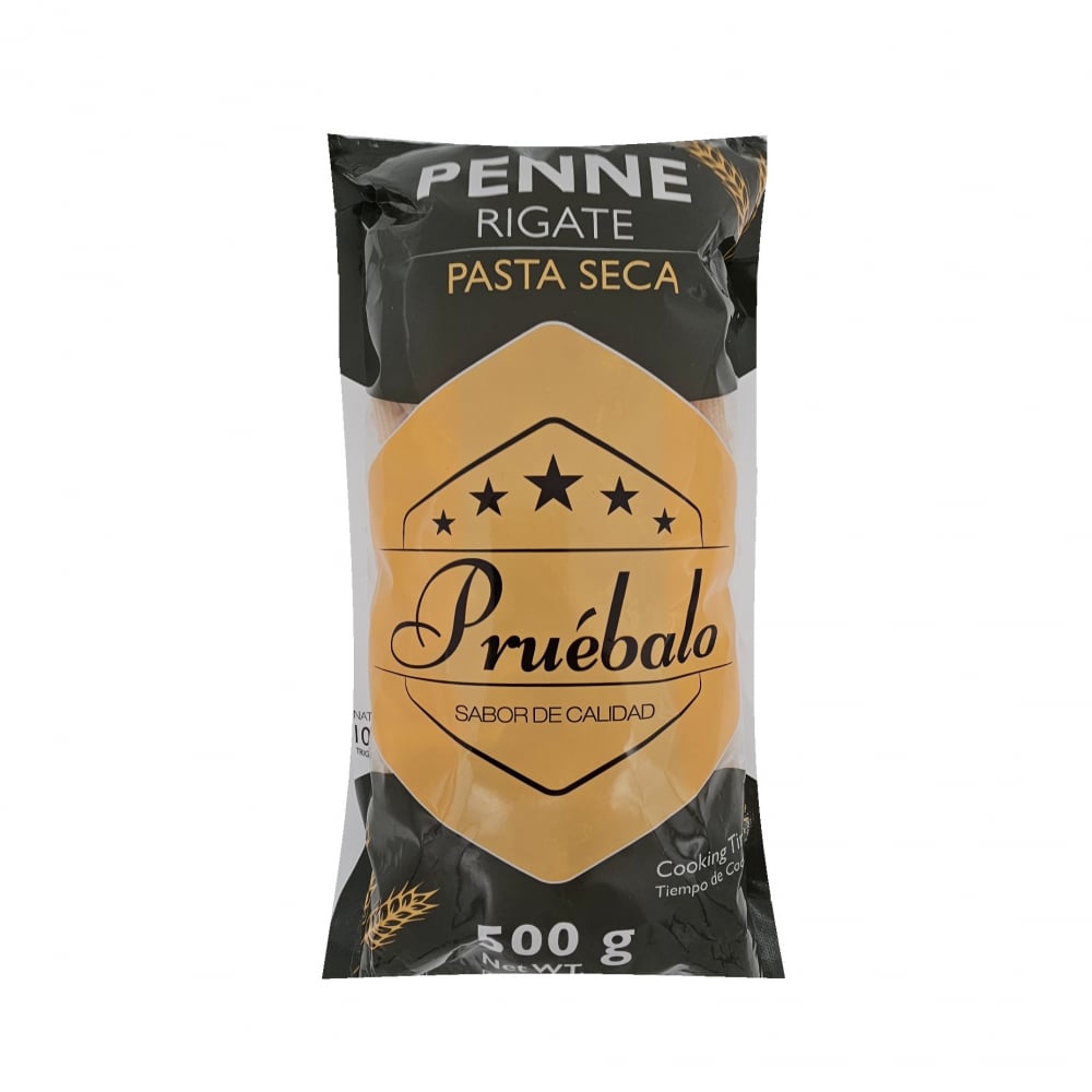 Pastas cortas -penne rigate- Pruébalo (500 g / 1.10 lb) - Imagen 1