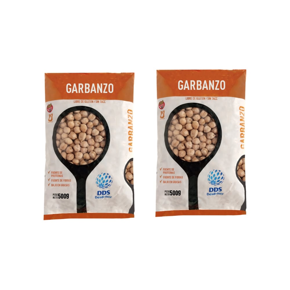 Garbanzos Desdelsur (2 x 500 g / 1.1 lb) - Imagen 1
