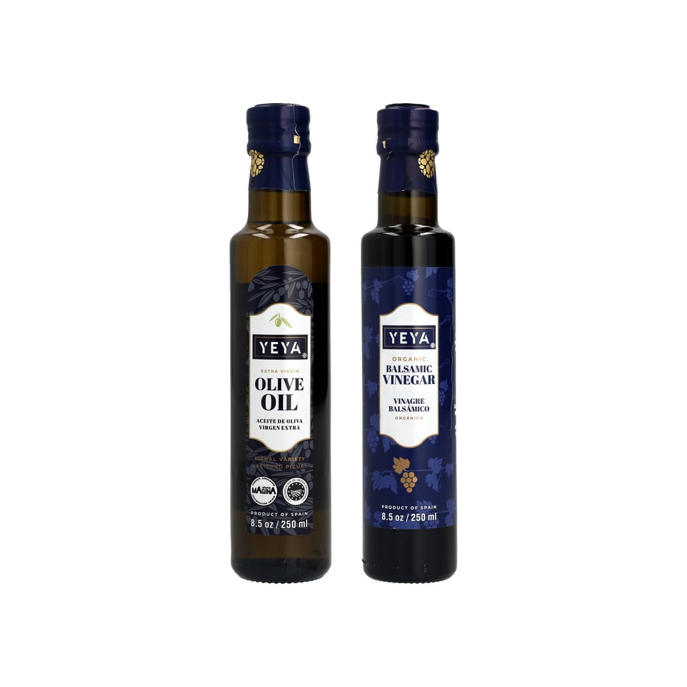 Aceite de oliva virgen extra YEYA + Vinagre balsámico orgánico YEYA - Imagen 1