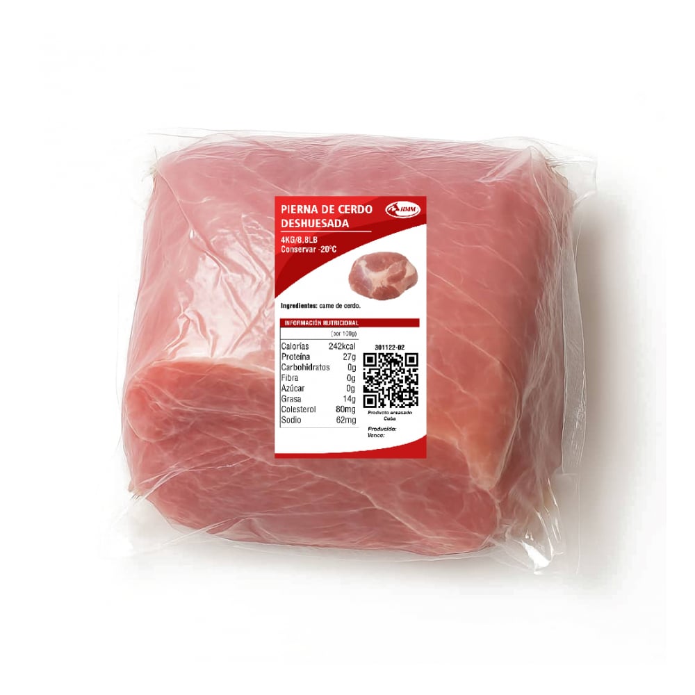 Pierna de cerdo deshuesada Jimm (4 kg / 8.8 lb) - Imagen 1