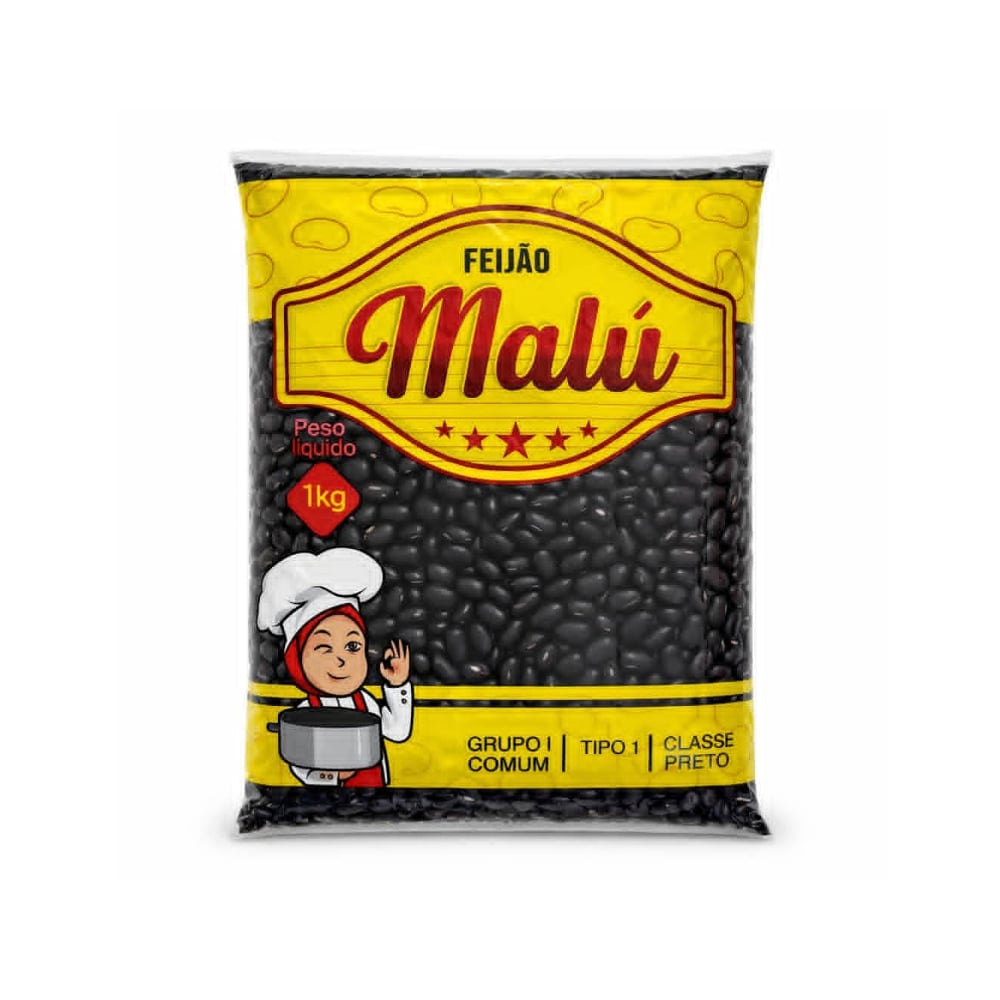 Frijoles negros Malú (1 kg / 2.2 lb) - Imagen 1