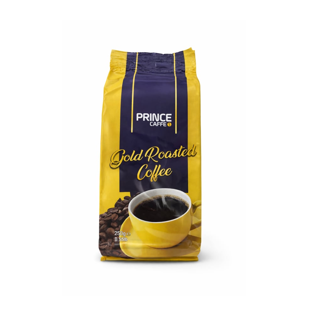 Café tostado dorado Prince Caffe (250 g / 8.8 oz) - Imagen 1