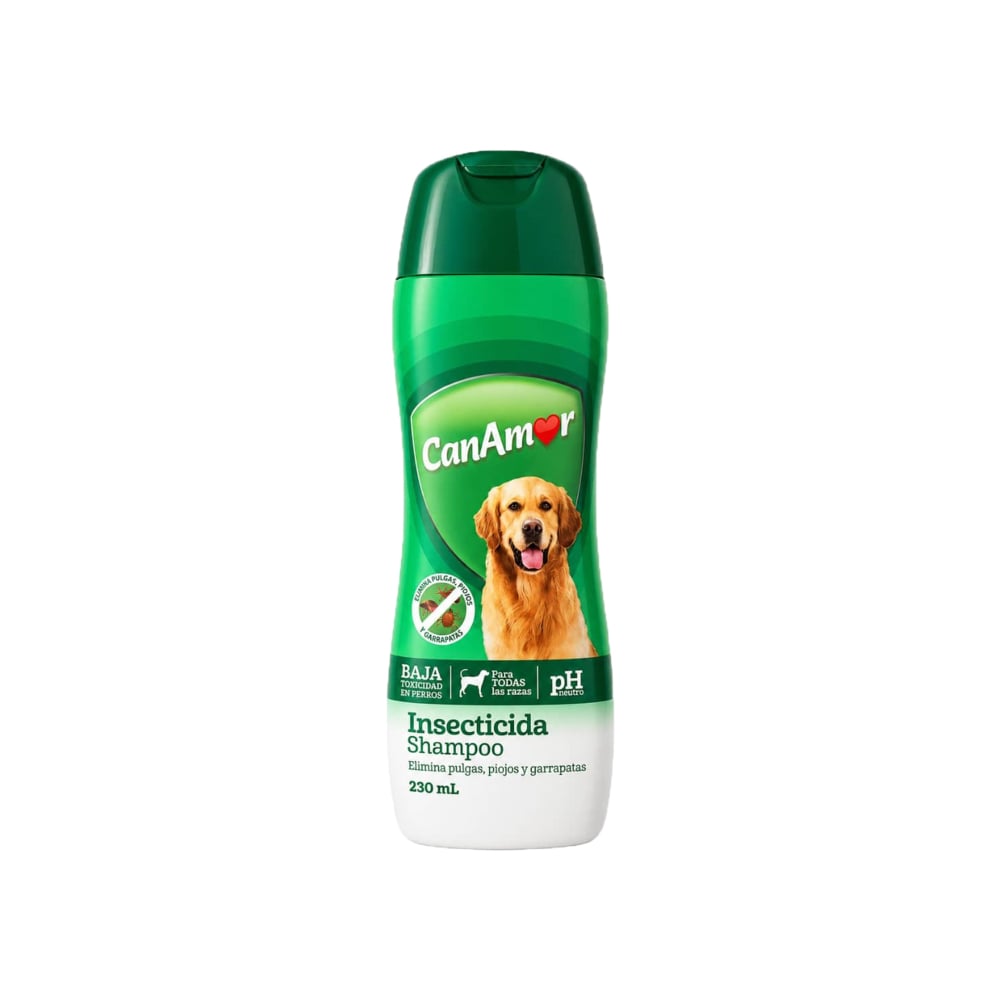 Shampoo Insecticida para perros de todas las razas CanAmor (230 ml / 7.77 oz) - Imagen 1