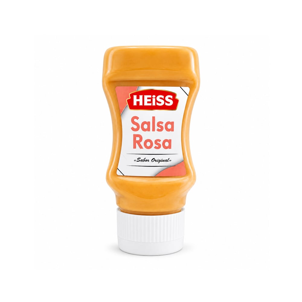 Salsa rosa sabor original HEISS (260 g / 9 oz) - Imagen 1