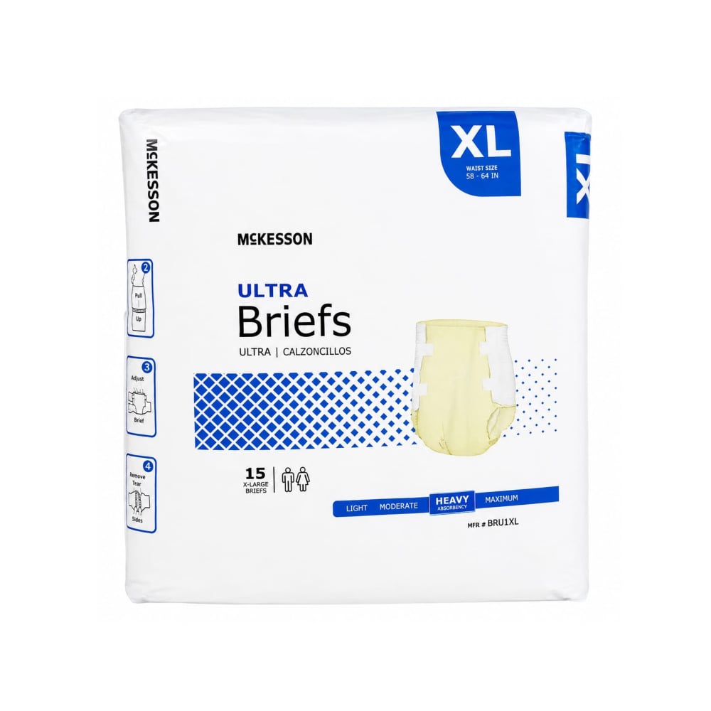 Pañales desechables para adultos talla XL McKesson (15 U) - Imagen 1