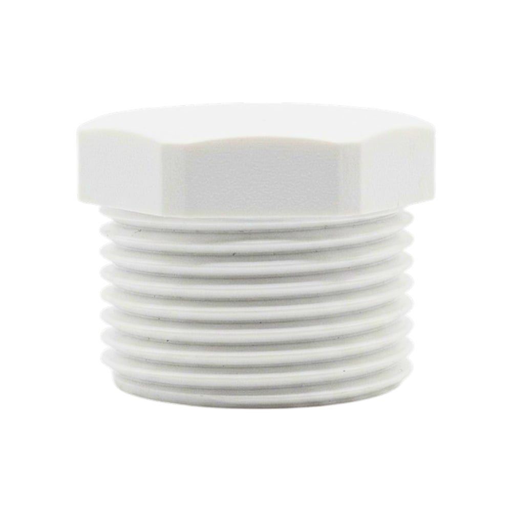 Tapón de PVC blanco - 1 pulgada - Aqua-Q - Imagen 1