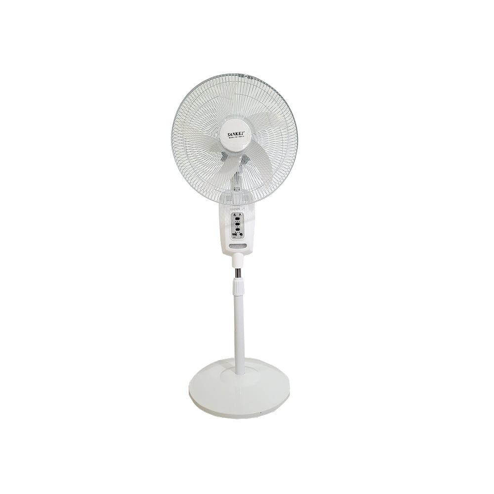 Ventilador recargable de pedestal de 16" con lámpara integrada Sankey FN-17BAT10 - Imagen 1