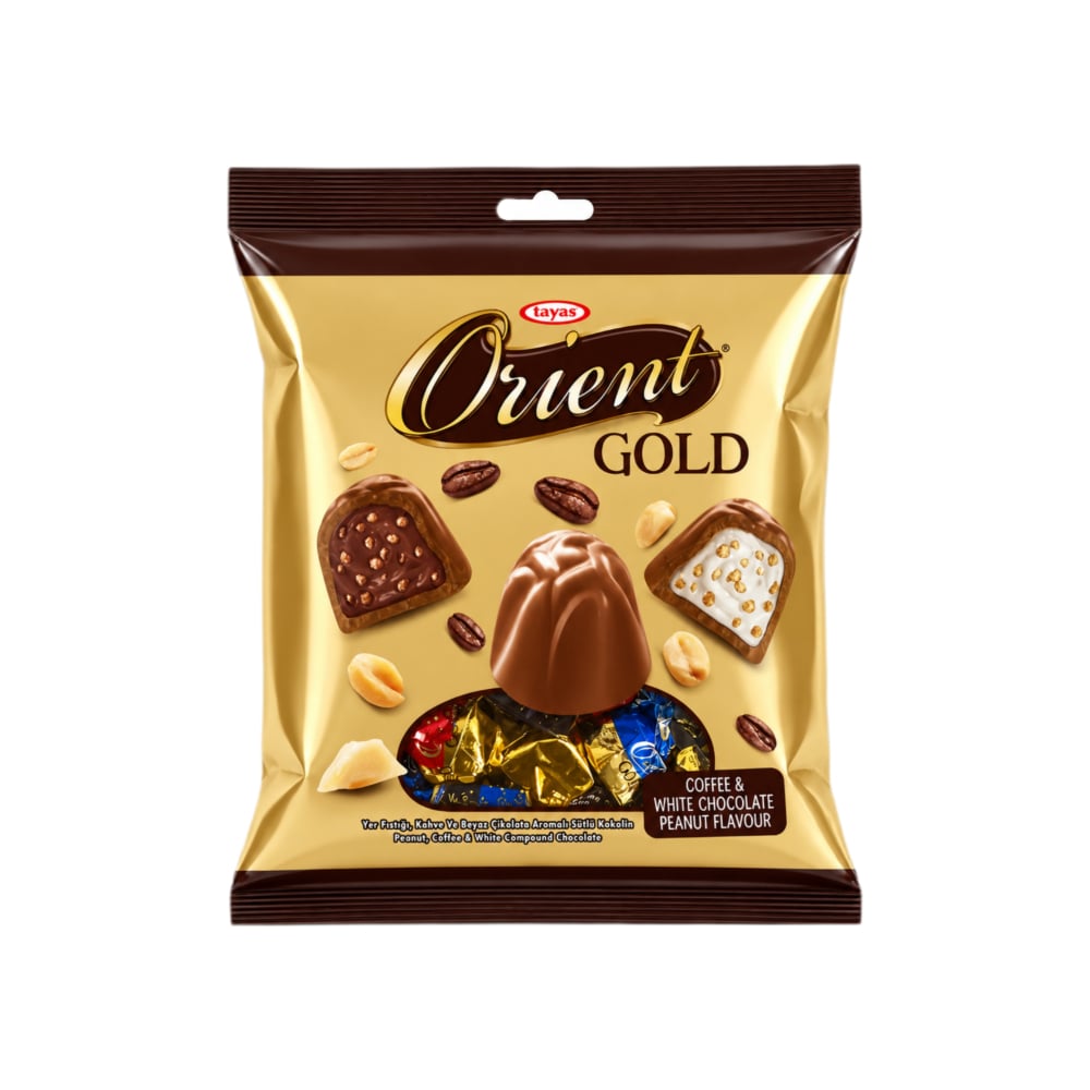 Bombones con sabor a café, chocolate blanco y cacahuete Tayas Orient (500 g / 1.1 lb) - Imagen 1
