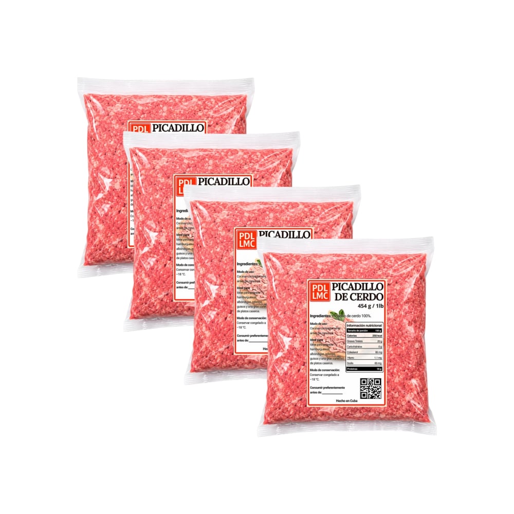 Picadillo de cerdo PDL LMC (4 x 454 g / 1 lb) - Imagen 1