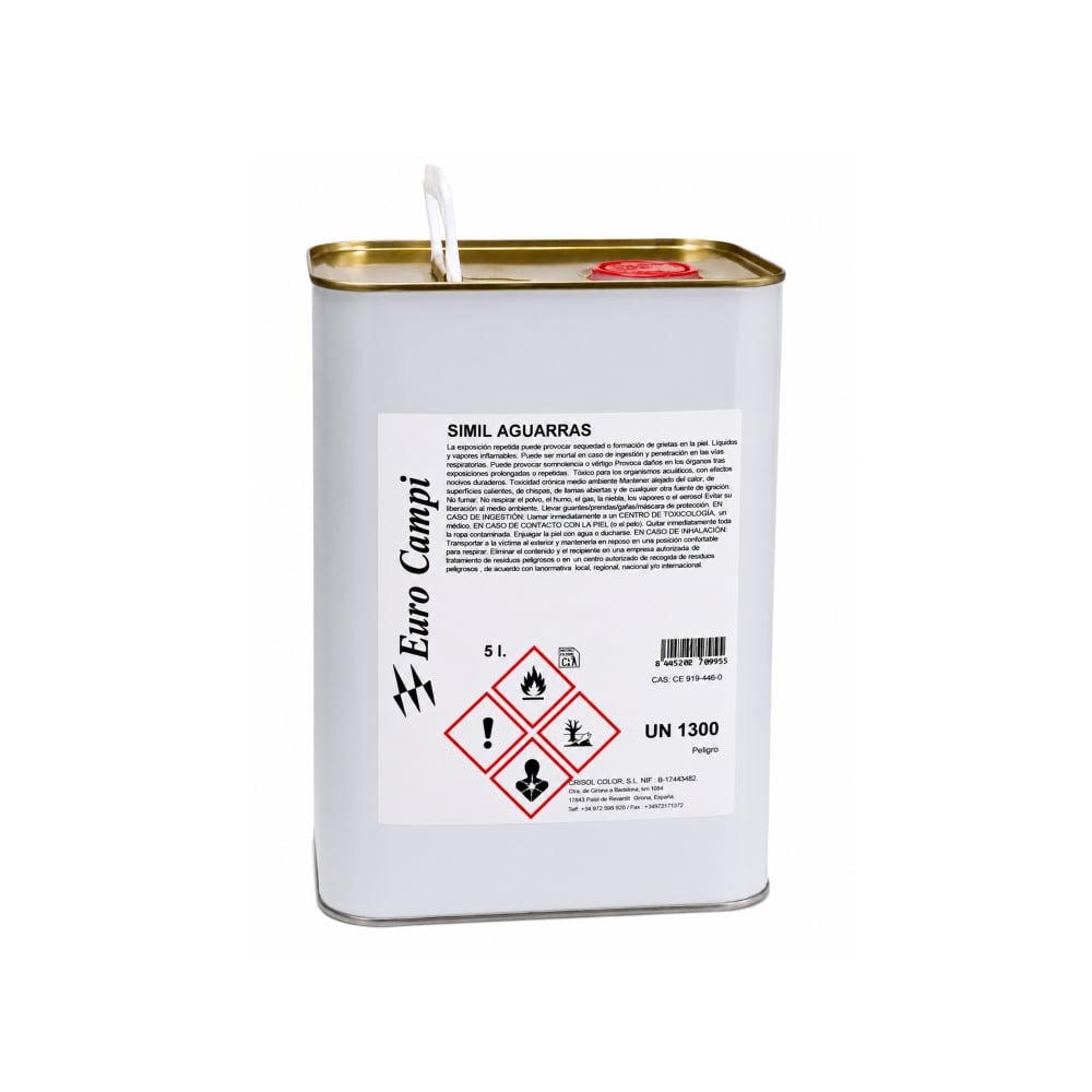 Diluyente símil aguarrás Euro Campi (5 L) - Imagen 1