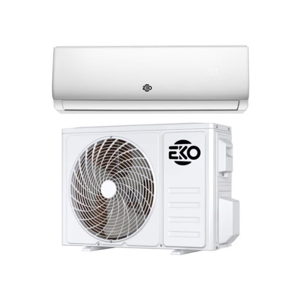 Aire acondicionado tipo split de 1 tonelada con regulador de voltaje y soporte para montar EKO E12FZ - Imagen 1