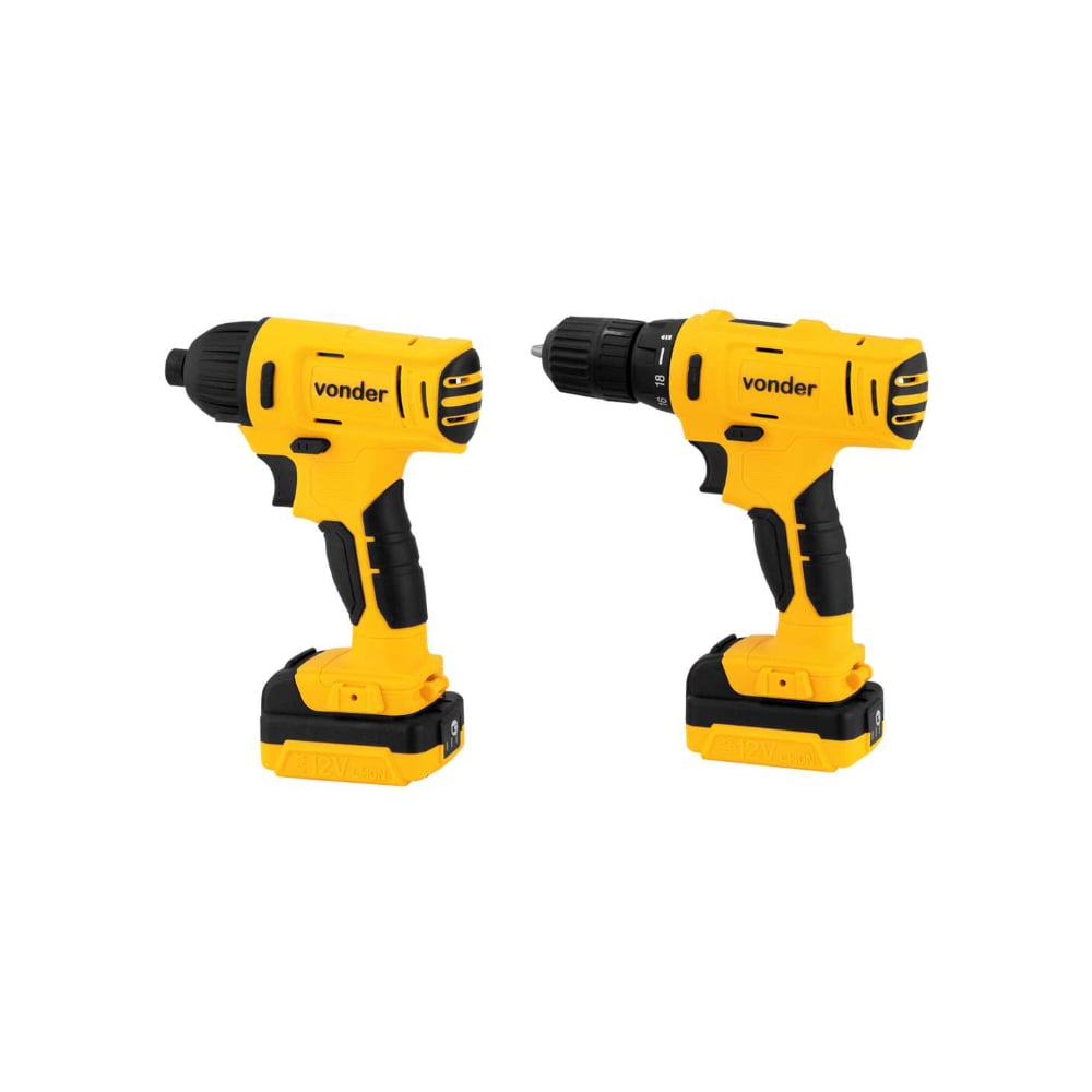 Taladro atornillador a batería con impacto PFBV012 Vonder - Imagen 1