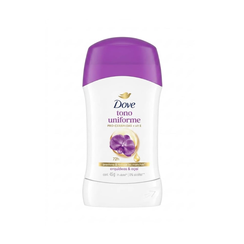 Desodorante en barra aroma a orquídea 72 h Dove (45 g / 1.58 oz) - Imagen 1