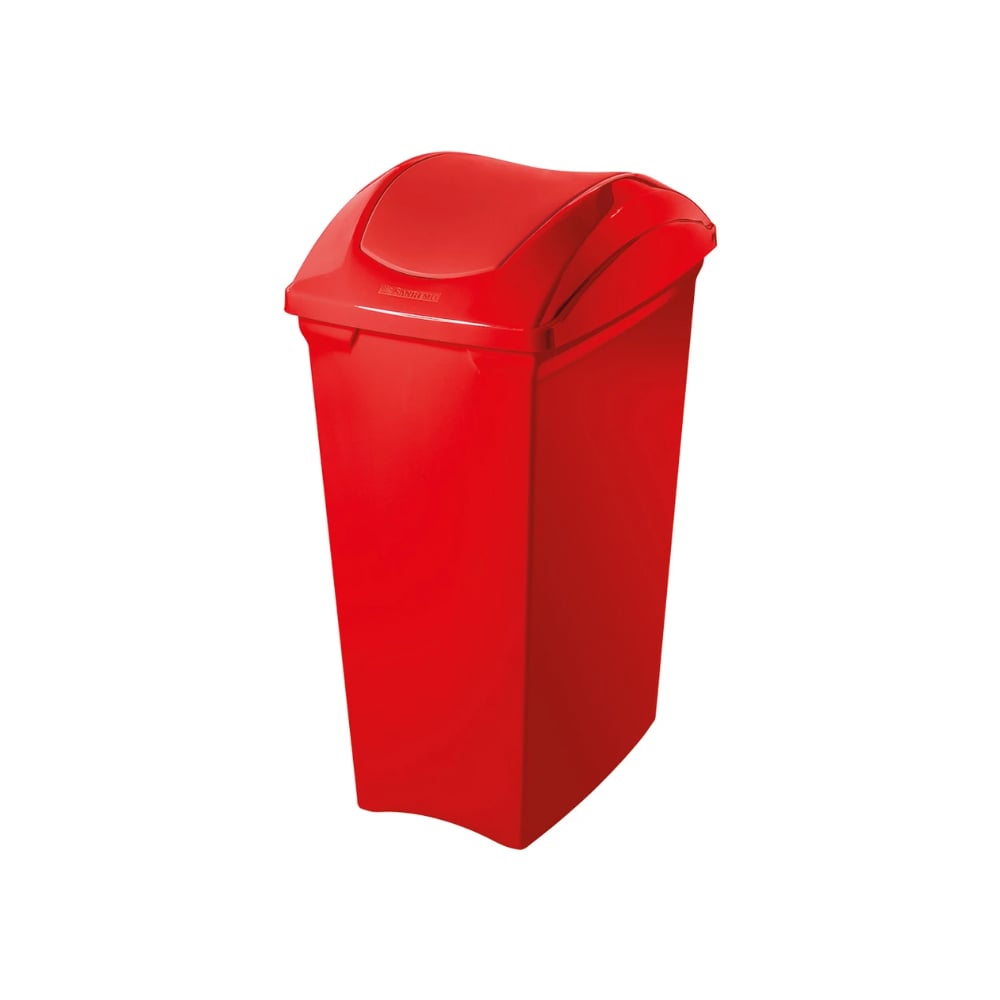 Contenedor de plástico rojo para residuos selectivos Ref: SR64/22 Sanremo 40 L - Imagen 1