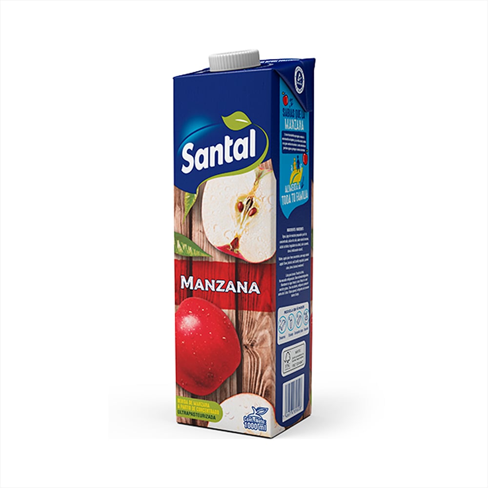 Néctar de manzana Santal (1 L) - Imagen 1