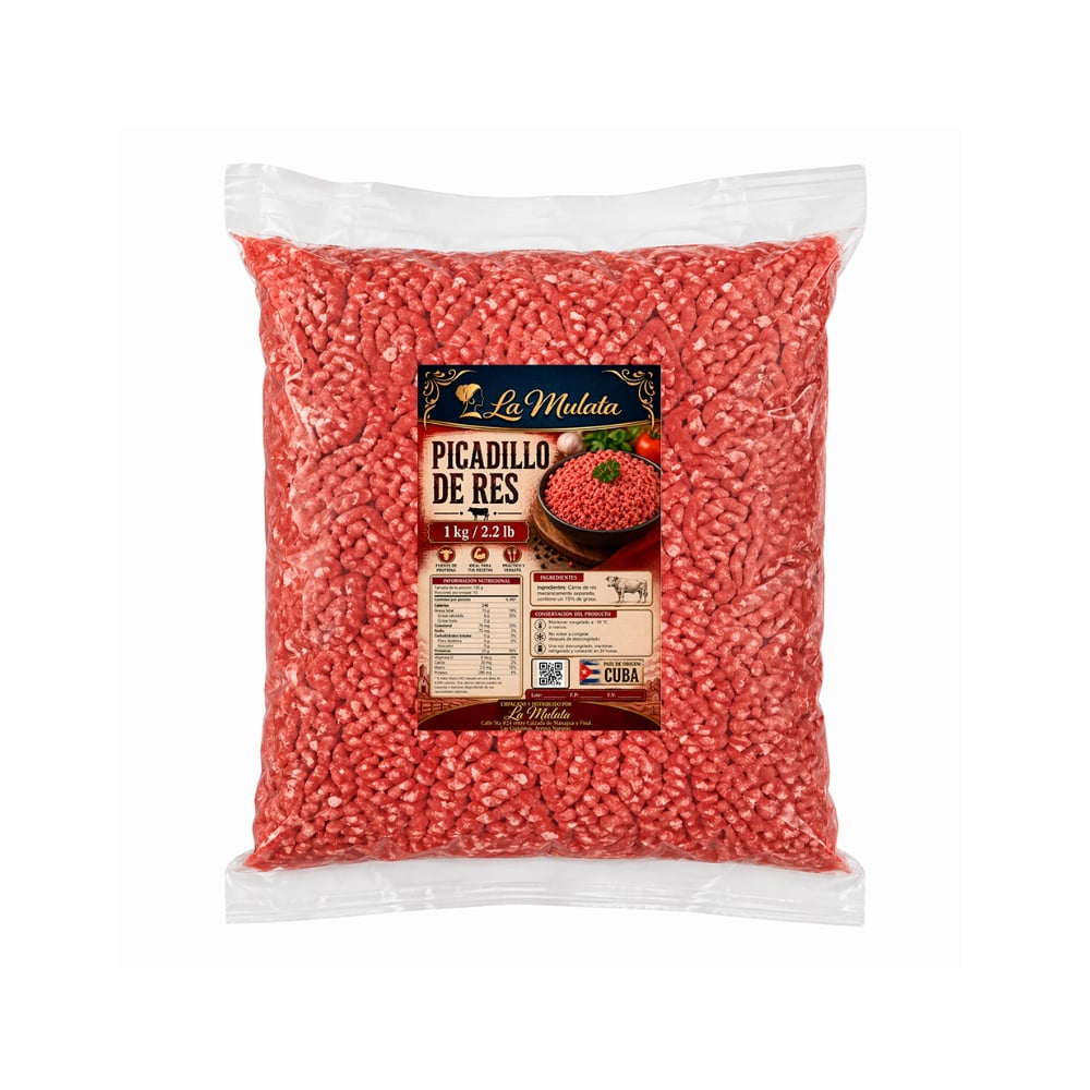 Picadillo de res La Mulata (1 kg / 2.2 lb) - Imagen 1