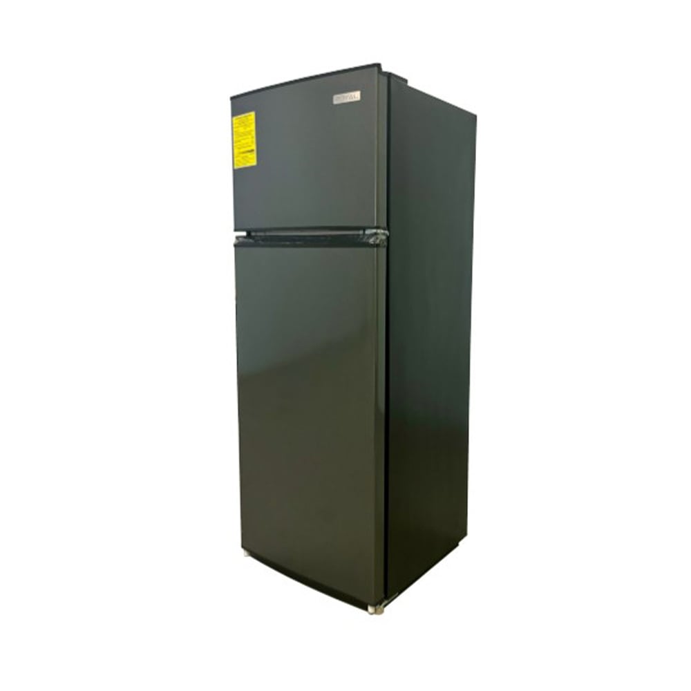 Refrigerador de 8.5 pies cúbicos negro con puertas gris oscuro Royal RF85S - Imagen 1