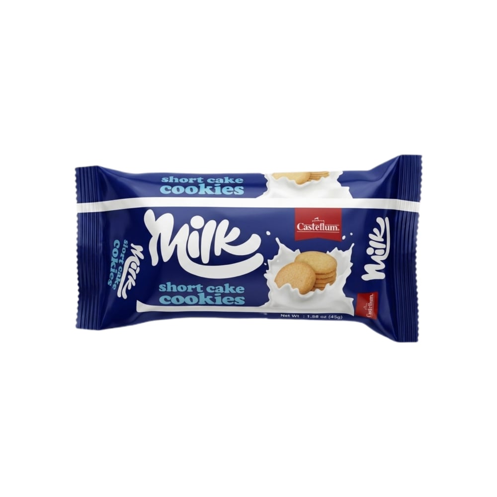 Galletas de leche Milk Castellum (45 g / 1.58 oz) - Imagen 1
